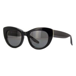A0663Z New BARTON PERREIRA Coquette Black Cat Eye BP0251/S 0FL Sunglasses Women
